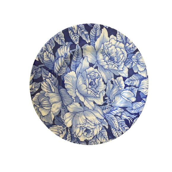 Myott Bermuda Blue Floral Plate England 8 Inch Salad Dessert Plate - Picture 3 of 7